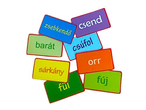 Testrészek: 3. Orr és fül - szókártyás kiadás