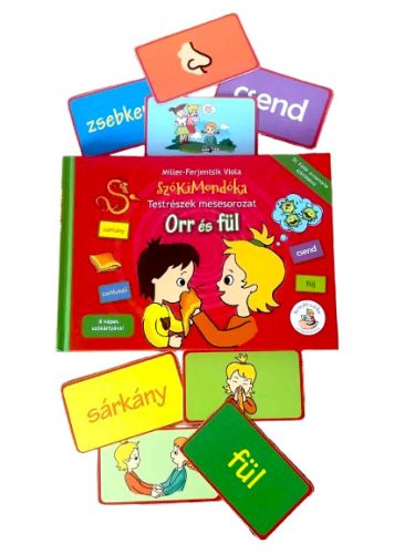 Testrészek: 3. Orr és fül - szókártyás kiadás