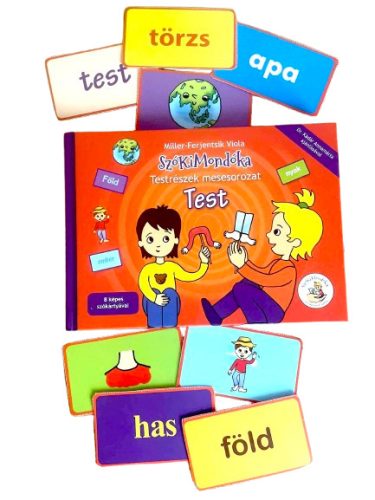Testrészek: 5. Test mese - szókártyás kiadás