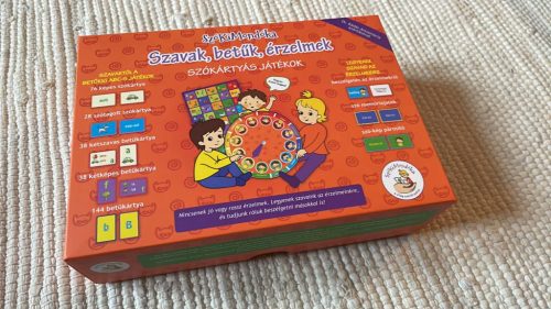 Szavak, betűk, érzelmek szókártyás játék