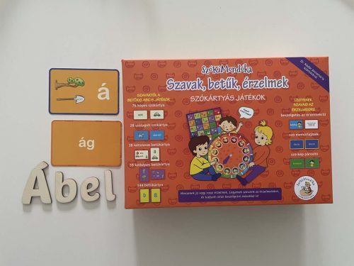 Szavak, betűk, érzelmek szókártyás játék