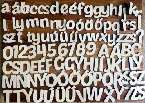 Fabetűk, számok, írásjelek